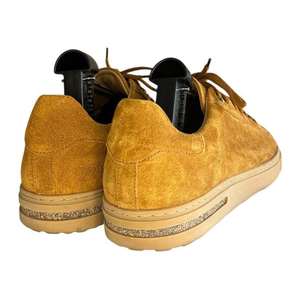 ***SOLD*** Birkenstock Bend Low Suede Footbed Lace-Up Sneaker Shoes Size 9 - Picture 4 of 6